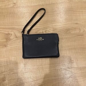 Coach wallet/clutch in dark blue